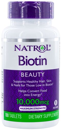 Biotine 10000 mcg 100 Comprim&eacute;s