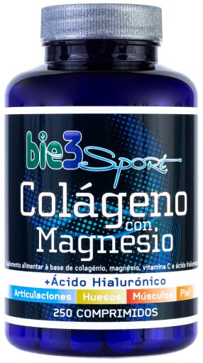 Collagène Magnésium + Acide Hyaluronique 250 comprimés