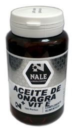 Nale Bouteille d'huile d'onagre 100 perles