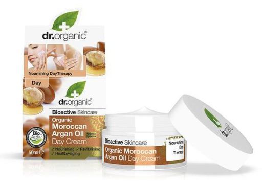 Dr. Organic Cr&egrave;me de jour &agrave; l'huile d'Argan Marocaine