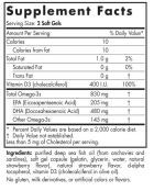 DHA, 830 mg Fraise 180 Gélules