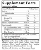DHA 830 mg Oméga-3 Fraise 90 Gélules