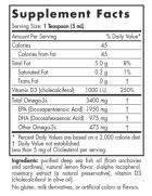 Ultimate Omega Xtra 3400 mg Citron 237 ml