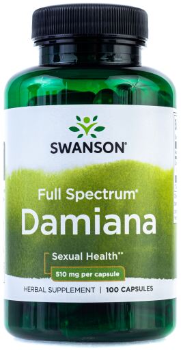 Damiana 510 mg 100 gélules