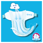 Couche-culotte s&egrave;che taille 4 avec 124 unit&eacute;s + 128 lingettes