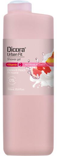 Gel Douche &agrave; la Vitamine C, Agrumes et P&ecirc;che 750 ml
