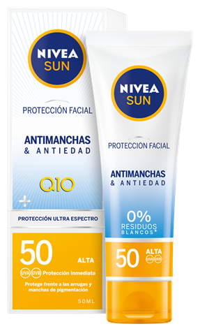 Nivea Sun Protection Visage UV Anti-taches & Anti-&acirc;ge Q10 SPF 50+ 50 ml
