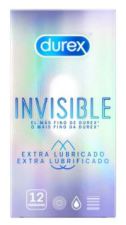Préservatif invisible extra lubrifié 12 unités