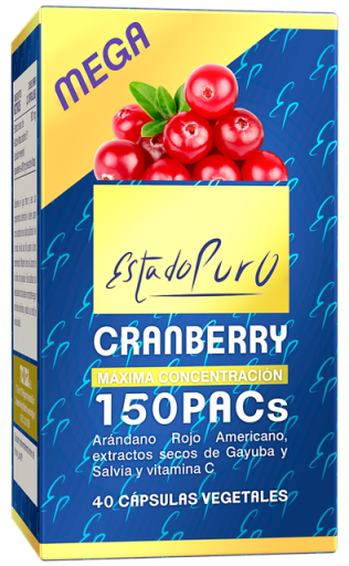 Tongil Cranberry Mega 150 40 g&eacute;lules v&eacute;g&eacute;tales