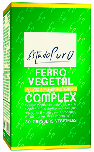 Complexe Ferro-V&eacute;g&eacute;tal 30 capsules v&eacute;g&eacute;tales