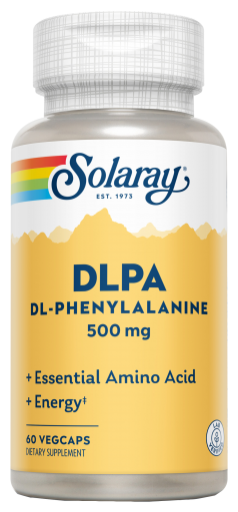 Solaray Dl-Ph&eacute;nylalanine 500 mg 60 G&eacute;lules V&eacute;g&eacute;tales
