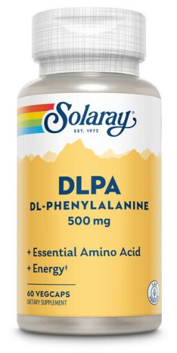 Solaray DL-Ph&eacute;nylalanine 500 mg, 60 g&eacute;lules v&eacute;g&eacute;tales