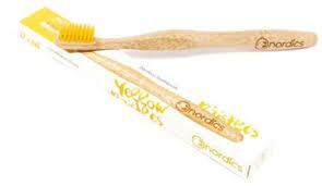 Nordics Brosse &agrave; Dents en Bambou - Jaune