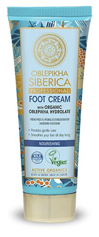 Natura Siberica Oblepikha Cr&egrave;me Nourrissante pour les Pieds 75 ml