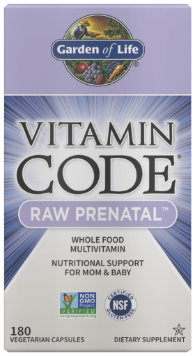Code Vitamine Cru Prénatal 180 Capsules