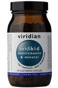 Viridian Viridikid Mulivit and Minerals Mini 90 capsules v&eacute;g&eacute;tariennes
