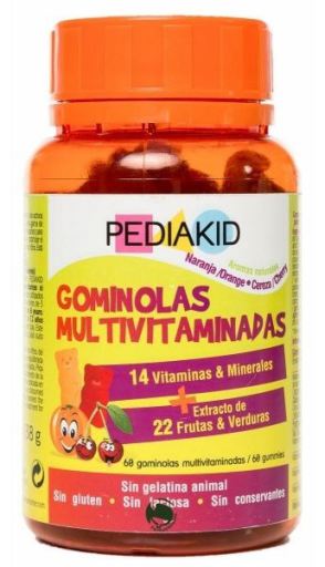 Gummies multivitaminés Pediakid 60 unités