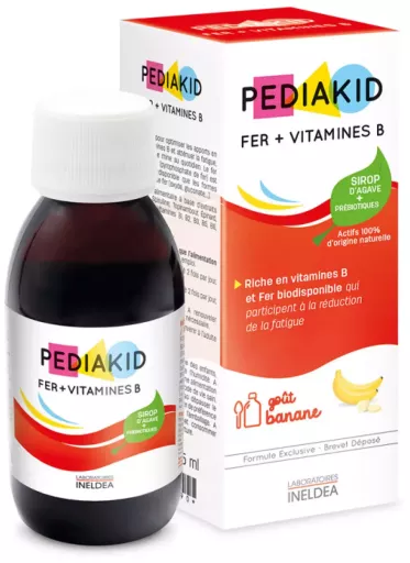 Sirop au fer et aux vitamines B 125 ml