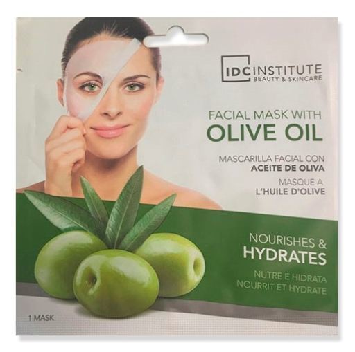 Masque facial à l'huile d'olive