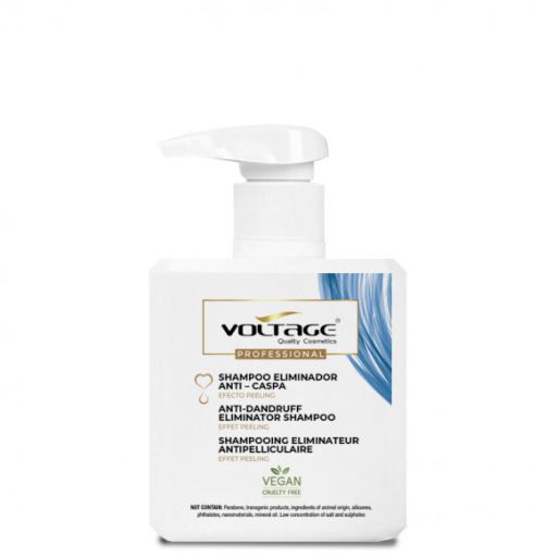Voltage Cosmetics Shampooing Peeling Professionnel Antipelliculaire 450 ml