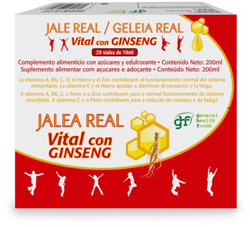 Gel&eacute;e Royale au Ginseng 20 Ampoules 10 ml