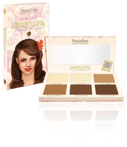 Viva la Diva Palette Contour Poudre Medium Dark