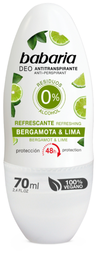 D&eacute;odorant Antitranspirant Rafra&icirc;chissant Bergamote et Lima 70 ml