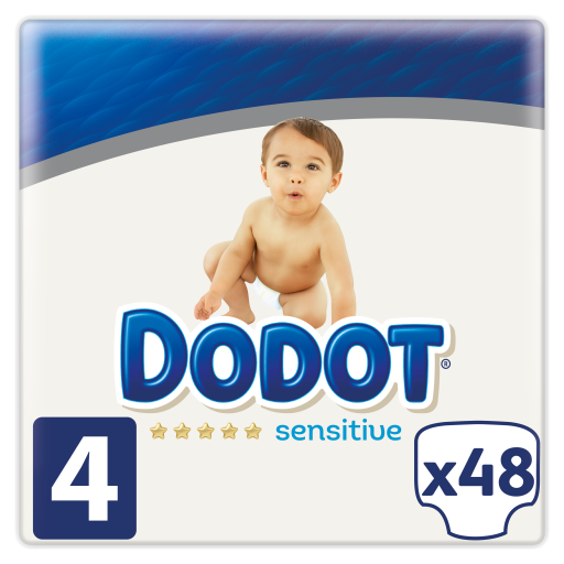Dodot Sensitive Taille de Couche 3 avec 56 Unit&eacute;s