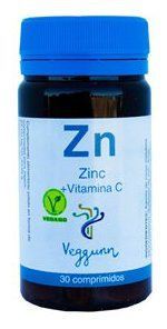 Veggunn Zinc + Vitamine C 30 Comprim&eacute;s