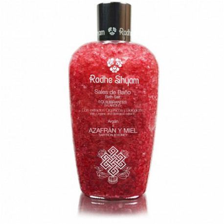 Radhe Shyam Sels de bain au safran et au miel 250 ml