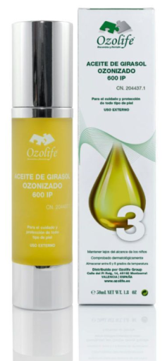 Ozolife Huile de tournesol ozonis&eacute;e 50 ml