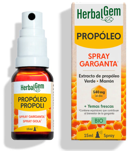 HerbalGem Spray de propolis &agrave; large spectre 15 ml