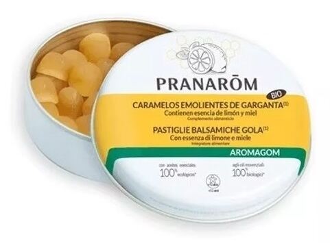 Aromaforce Bonbons Émollients Miel Citron Bio 45 gr