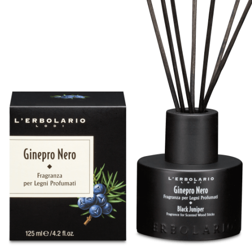 L'Erbolario Parfum Gen&eacute;vrier Noir pour Bois Aromatiques 125 ml