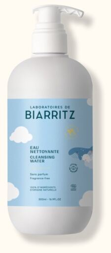 Eau nettoyante pour b&eacute;b&eacute; 500 ml