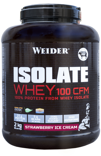 Weider Isolat de lactos&eacute;rum 100 CFM fraise 2 kg
