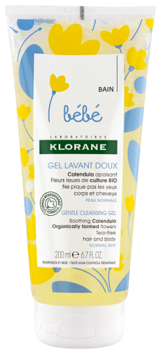 Klorane Gel lavant doux pour b&eacute;b&eacute; 200 ml
