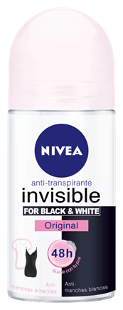 Déodorant invisible Black & White Roll-On 50 ml