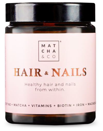 Matcha & Co Cheveux & Ongles 60 G&eacute;lules V&eacute;g&eacute;tales
