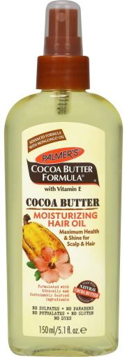 Huile capillaire hydratante formule au beurre de cacao 150 ml