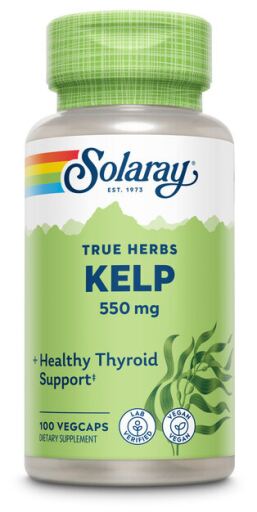 Solaray Algues 550 mg, 100 g&eacute;lules v&eacute;g&eacute;taliennes