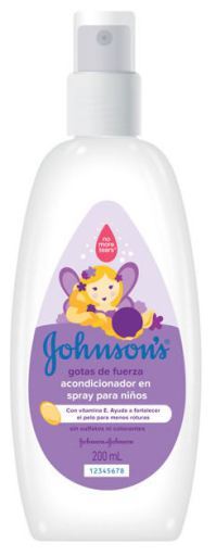 Johnson's Drops of Strength apr&egrave;s-shampooing pour enfants vaporisateur 200 ml