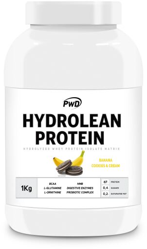 PWD Nutrition Biscuits et cr&egrave;me &agrave; la banane Hydrolean Protein 1Kg