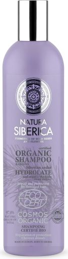 Natura Siberica Shampoing R&eacute;parateur et Protecteur pour Cheveux Ab&icirc;m&eacute;s 400 ml
