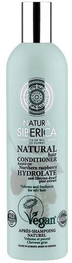 Natura Siberica baume naturel volume et fra&icirc;cheur pour cheveux gras 400 ml