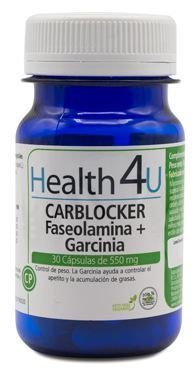 Carbobloquant Phaseolamine + Garcinia 550 mg 30 Capsules