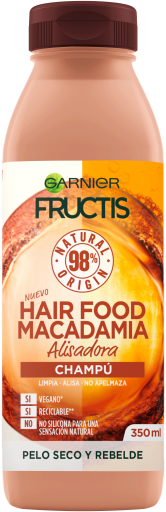 Fructis Hair Food Shampoing Lissant Macadamia 350 ml