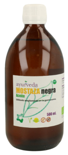 Ayurveda Huile de moutarde noire 500 ml