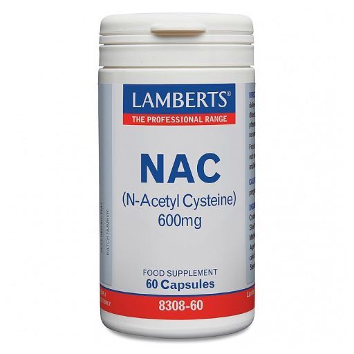 Nac N-Acétyl Cystéine 600 mg 60 gélules