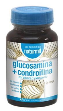 Naturmil Glucosamine + Chondro&iuml;tine 45 G&eacute;lules